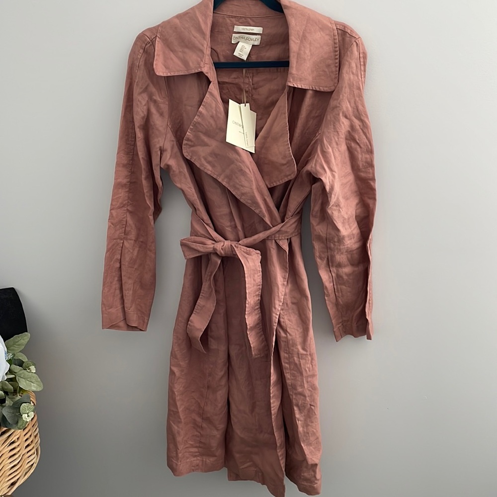 NWT Cynthia Rowley Duster/Trench - Sz Large